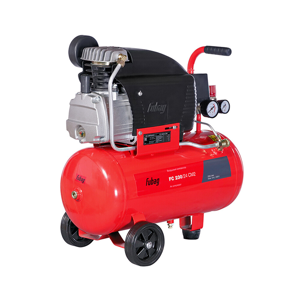 Изображение товара Компрессор масляный Fubag FС 230/24 CM2 24 л 1,5 кВт (61431378)