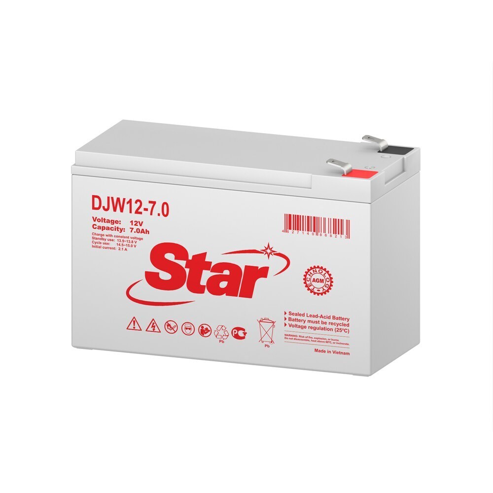 Аккумулятор Star 12 В 7 Ач (DJW12-7.0)