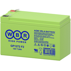 Аккумулятор WBR 12 В 7,2 Ач (GP1272 F2)
