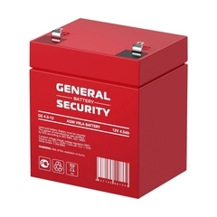 Аккумулятор General Security 12 В 4,5 Ач (GS4.5-12)