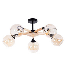 Люстра потолочная Arte Lamp Branson E27 300 Вт 11 кв.м (A4370PL-5BR)