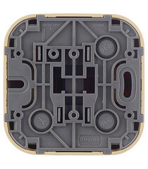 Выключатель Legrand Quteo одноклавишный накладной дерево (782260) - фото 5