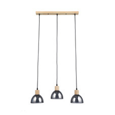 Светильник подвесной Arte Lamp Lancaster E27 60 Вт 7 кв.м черный/серый IP20 (A5869SP-3BK)