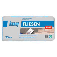 Клей для плитки/ керамогранита/ камня Knauf Флизен Плюс серый класс C1 TE 25 кг