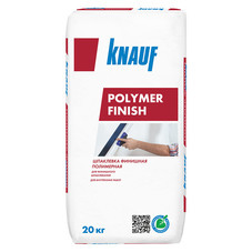 Шпаклевка полимерная Knauf Полимер Финиш для сухих помещений белая 20 кг