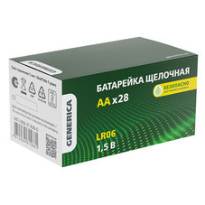Батарейка Generica Alkaline пальчиковый LR6 1,5 В (28 шт.) (ABT-LR06-ST-B28-G/5661)