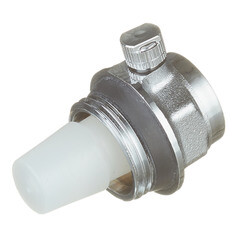 Воздухоотводчик левый Valtec 1 НР(ш) для радиатора автоматический (VT.501.S.06)