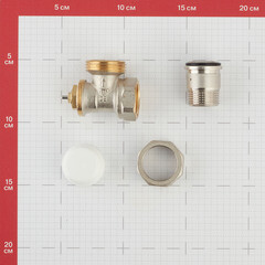 Клапан термостатический угловой Valtec 3/4 НР(ш) х 3/4 ВР(г) для радиатора (VT.031.N.05) - фото 3