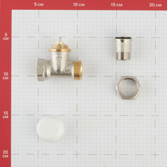 Клапан термостатический Valtec 1/2 НР(ш) х 1/2 ВР(г) для радиатора (VT.032.N.04) - фото 3