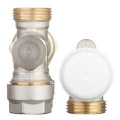 Узел регулирующий угловой Valtec 1/2 НР(ш) х 3/4 EK для радиатора для двухтрубных систем (VT.225K.N.E04100) - фото 4