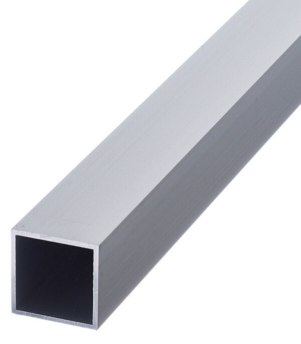 Изображение товара Трубка алюминиевая квадратная 25х25х1,5х1000 мм анодированная Изображение товара Трубка алюминиевая квадратная 25х25х1,5х1000 мм анодированная