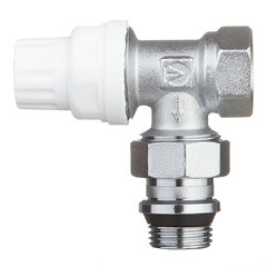 Клапан регулирующий угловой Valtec 1/2 НР(ш) х 1/2 ВР(г) для радиатора (VT.031.NR.04) - фото 5