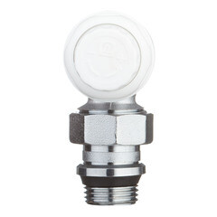 Клапан регулирующий угловой Valtec 1/2 НР(ш) х 1/2 ВР(г) для радиатора (VT.031.NR.04) - фото 4