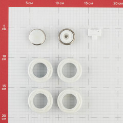 Набор присоединительный Global 1" х 3/4" для радиатора белый (011048) - фото 3