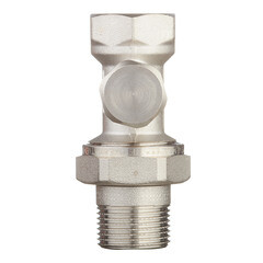 Клапан запорный Tiemme 3/4 НР(ш) х 3/4 ВР(г) для радиатора (3230014 / 3235N0505EC) - фото 3