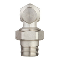 Клапан запорный угловой Tiemme 3/4 НР(ш) х 3/4 ВР(г) для радиатора (3230013 / 3236N0505EC) - фото 3