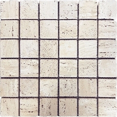 Мозаика Starmosaic Wild Stone бежевая из натурального камня 305х305х7 мм матовая
