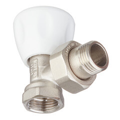 Клапан регулирующий угловой Tiemme 1/2 НР(ш) х 1/2 ВР(г) для радиатора (3220001 / 3226N0404EC) - фото 4