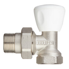 Клапан регулирующий угловой Tiemme 3/4 НР(ш) х 3/4 ВР(г) для радиатора (3220017 / 3226N0505EC) - фото 5