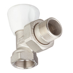 Клапан регулирующий угловой Tiemme 3/4 НР(ш) х 3/4 ВР(г) для радиатора (3220017 / 3226N0505EC) - фото 4
