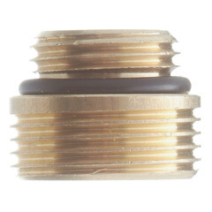 Ниппель Tiemme 1/2 НР(ш) х 3/4 ЕК НР(ш) для нижнего подключения радиатора (3390003 / 3390RID0504) - фото 4