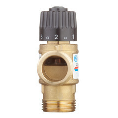 Клапан термостатический Stout подмешивающий 1 НР(ш) для отопления и ГВС 20-43 °С KVs 1,6 (SVM-0120-164325) - фото 2