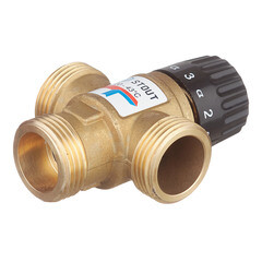 Клапан термостатический Stout подмешивающий 1 НР(ш) для отопления и ГВС 20-43 °С KVs 2,5 (SVM-0120-254325) - фото 5