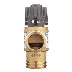 Клапан термостатический Stout подмешивающий 1 НР(ш) для отопления и ГВС 35-60 °С KVs 1,6 (SVM-0120-166025) - фото 3