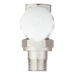 Клапан регулирующий Stout 1/2 НР(ш) х 1/2 ВР(г) для радиатора (SVR 2122 000015) - фото 3