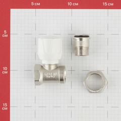 Клапан регулирующий Stout 1/2 НР(ш) х 1/2 ВР(г) для радиатора (SVR 2122 000015) - фото 2