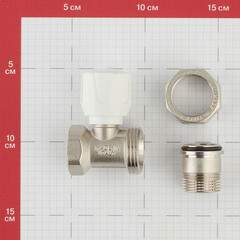 Клапан регулирующий Stout 3/4 НР(ш) х 3/4 ВР(г) для радиатора (SVR 2122 000020) - фото 3