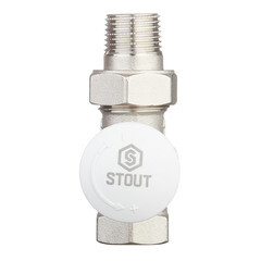 Клапан термостатический Stout 1/2 НР(ш) х 1/2 ВР(г) для радиатора (SVT 0001 000015) - фото 3