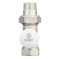 Клапан термостатический Stout 3/4 НР(ш) х 3/4 ВР(г) для радиатора (SVT 0003 000020) - фото 4