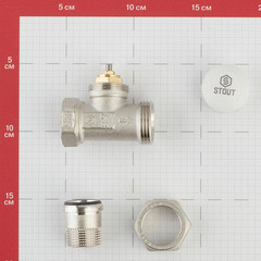Клапан термостатический Stout 3/4 НР(ш) х 3/4 ВР(г) для радиатора (SVT 0003 000020) - фото 3