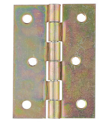 Петля 8017 карточная универсальная неразъемная 60х43 мм цинк желтый