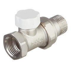 Клапан запорный Stout 1/2 НР(ш) х 1/2 ВР(г) для радиатора (SVL 1176 000015) - фото 5