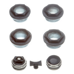 Набор присоединительный Royal 1" х 3/4" для радиатора черный (RT03-1/RT03.1-1) - фото 1