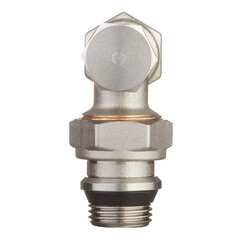 Клапан запорный угловой Valtec 1/2 НР(ш) х 1/2 ВР(г) для радиатора (VT.019.NR.04) - фото 3