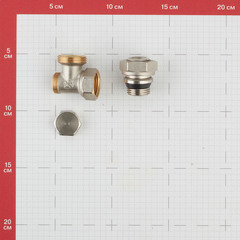 Клапан запорный угловой Valtec 1/2 НР(ш) х 1/2 ВР(г) для радиатора (VT.019.NR.04) - фото 2