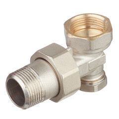 Клапан запорный угловой Valtec 3/4 НР(ш) х 3/4 ВР(г) для радиатора (VT.019.N.05) - фото 4