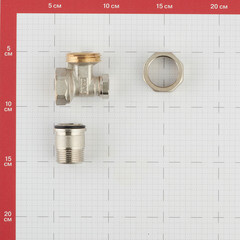 Клапан запорный угловой Valtec 3/4 НР(ш) х 3/4 ВР(г) для радиатора (VT.019.N.05) - фото 2