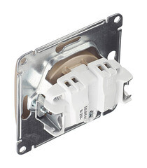 Розетка Systeme Electric Glossa встраиваемая титан (GSL000441) - фото 4