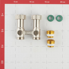 Узел нижнего подключения Simplex DT2/50 3/4 ВР(г) х 3/4 НР(ш) ЕК для радиатора (F10084) - фото 3