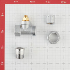 Клапан запорный Far 3/4 НР(ш) х 3/4 ВР(г) для радиатора (FV 1400 34) - фото 3