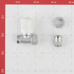 Клапан регулирующий Far 1/2 НР(ш) х 1/2 ВР(г) для радиатора (FV 1350 12) - фото 3