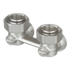 Изображение товара Узел нижнего подключения угловой Stout 3/4 EK х 3/4 EK для радиатора для двухтрубных систем (SVH 0004 000020)