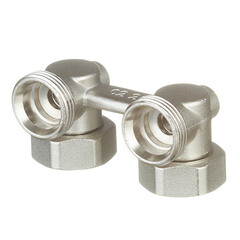 Узел нижнего подключения угловой Stout 3/4 EK х 3/4 EK для радиатора для двухтрубных систем (SVH 0004 000020) - фото 4