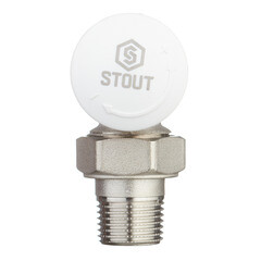 Клапан термостатический угловой Stout 1/2 ВР(г) х 3/4 НР(ш) для радиатора под евроконус (SVT-0002-100015) - фото 5