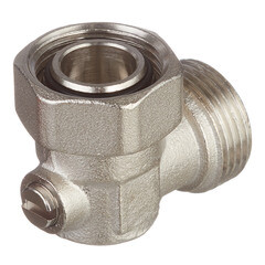 Изображение товара Узел нижнего подключения угловой Stout 3/4 НР(ш) х 3/4 ВР(г) для радиатора (SVH-0006-000020)