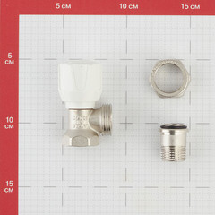 Клапан термостатический угловой Stout 1/2 НР(ш) х 1/2 ВР(г) для радиатора (SVR-2102-000015) - фото 2